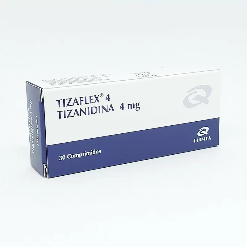  TIZAFLEX 4 MG CAJA X 30 COMP