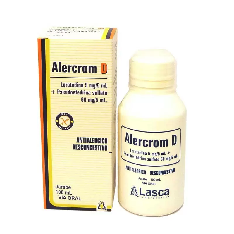 Comprar ALERCROM D JARABE FCO X 100 ML Con Descuento de 20% en Farmacia y Perfumería Catedral
