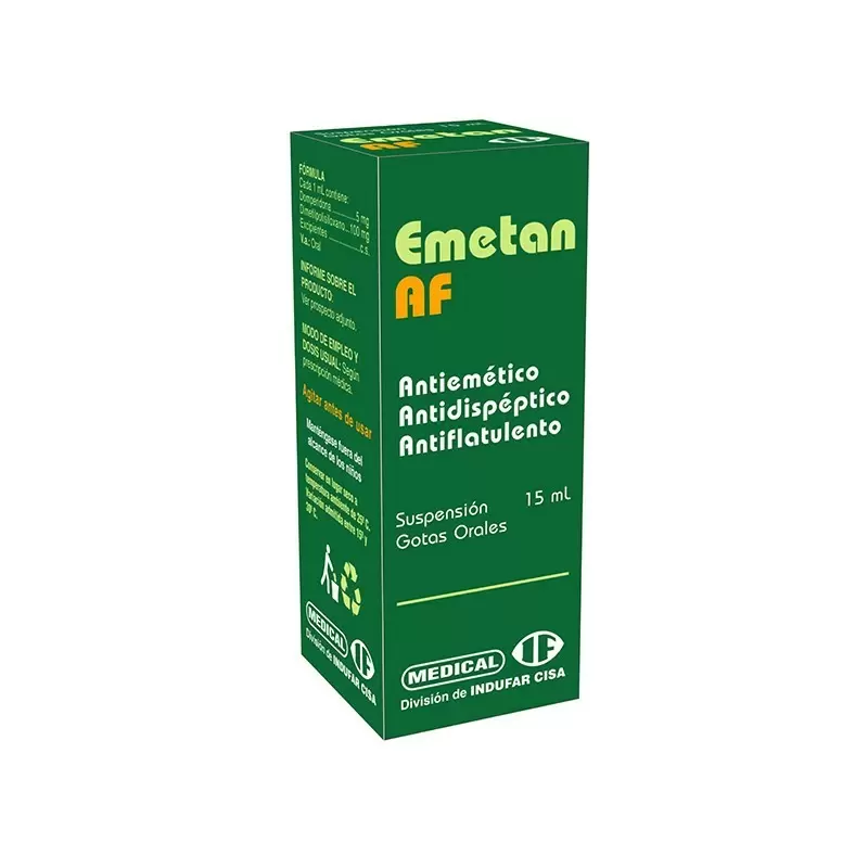Comprar EMETAN A F GOTAS FCO X 15 ML Con Descuento de 20% en Farmacia y Perfumería Catedral