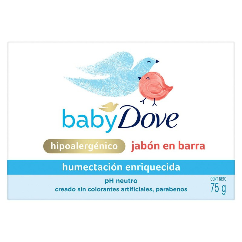  DOVE 6025 BABY JAB.HIDRAT.ENRIQ CJ x 75 GR