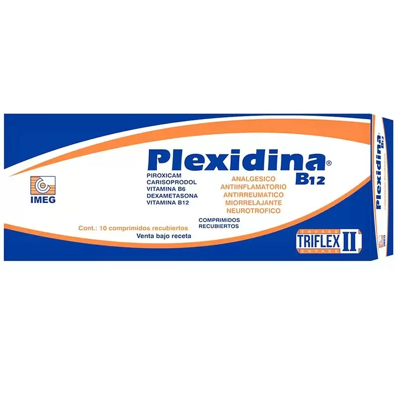  PLEXIDINA B12 CAJA X 10 COMP