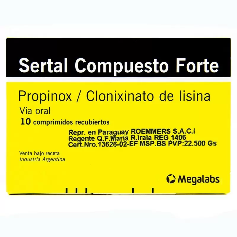  SERTAL COMPUESTO FORTE CAJA X 10 COMP