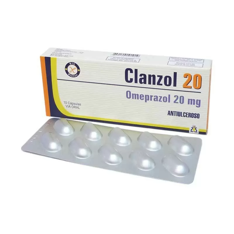 Comprar CLANZOL 20 MILIGRAMOS CAJA X 10 CAPS Con Descuento de 20% en Farmacia y Perfumería Catedral