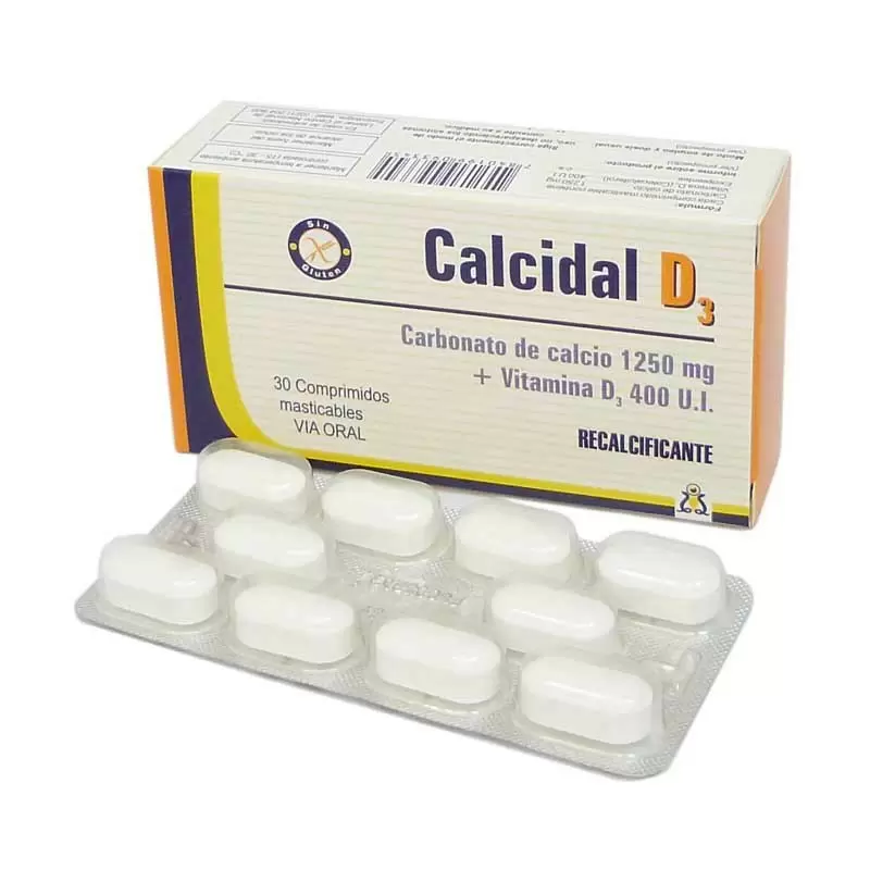  CALCIDAL D3 CAJA X 30 COMP