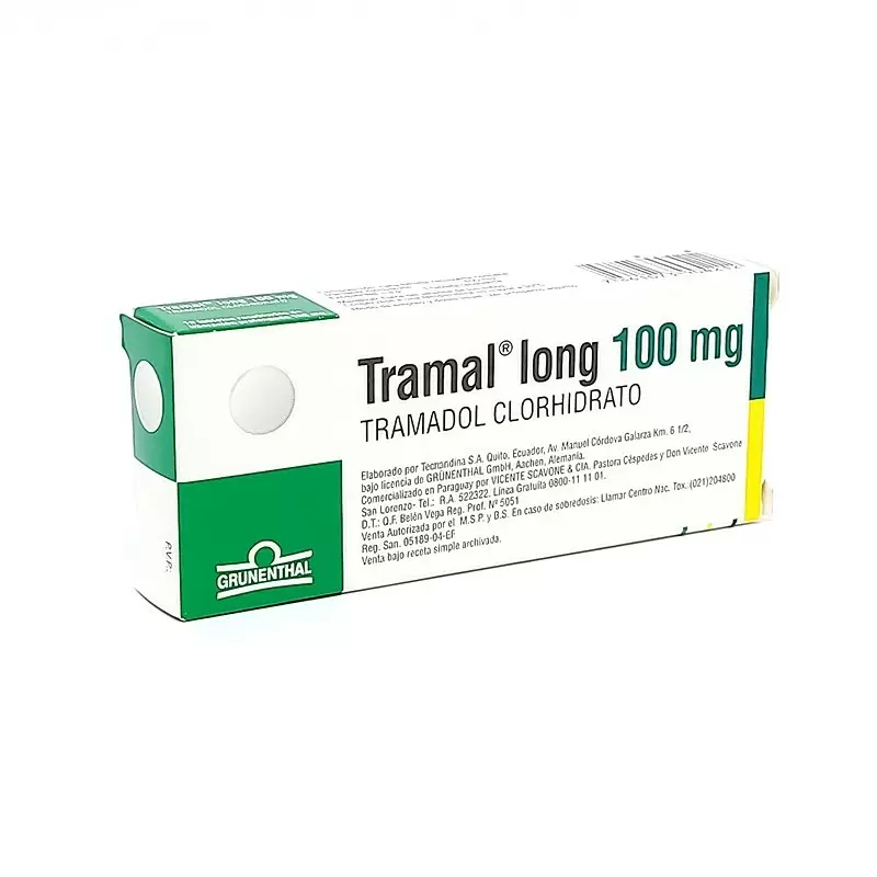 Comprar TRAMAL LONG 100 MILIGRAMOS CAJA X 10 TABL Con Descuento de 20% en Farmacia y Perfumería Catedral