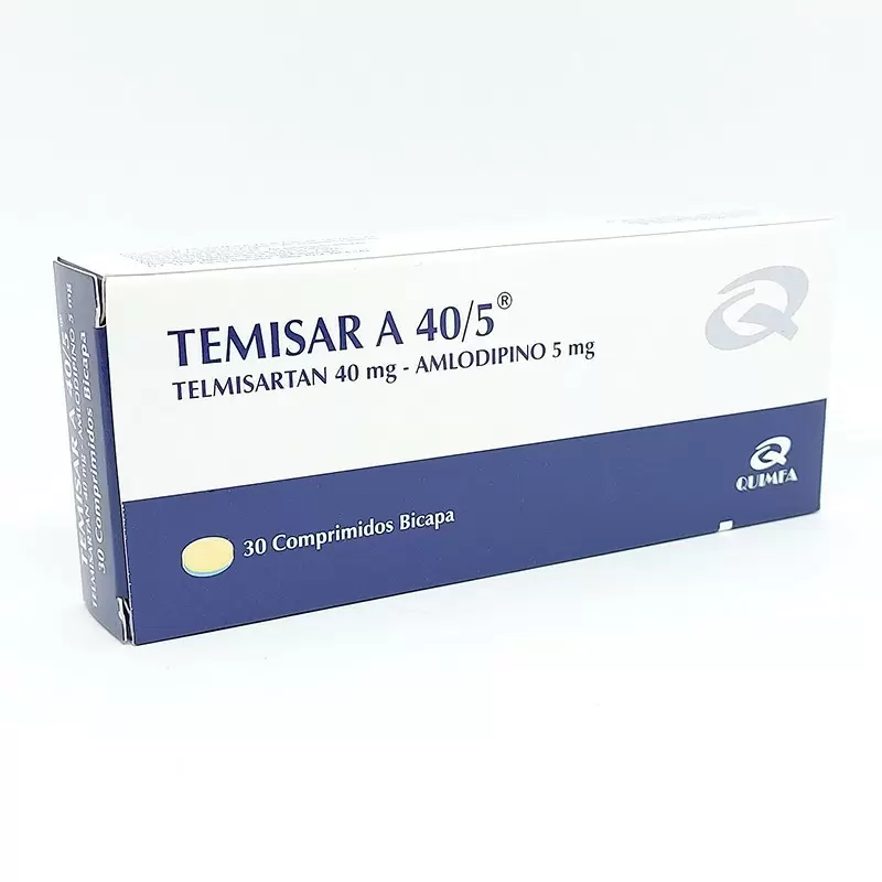 Comprar TEMISAR A 40/5 CAJA X 30 COMP Con Descuento de 20% en Farmacia y Perfumería Catedral