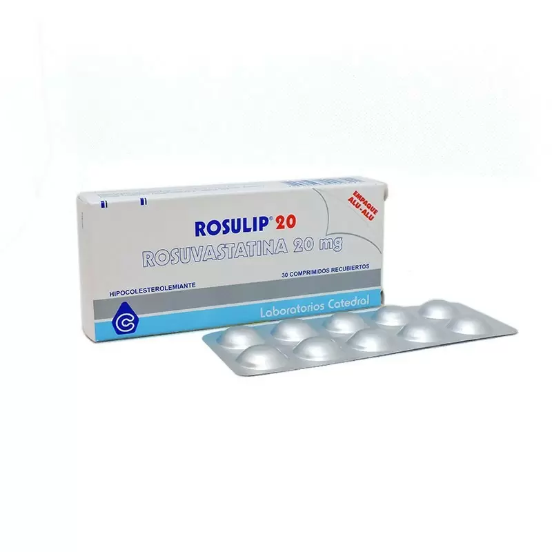  ROSULIP 20 MG CAJA X 30 COMP