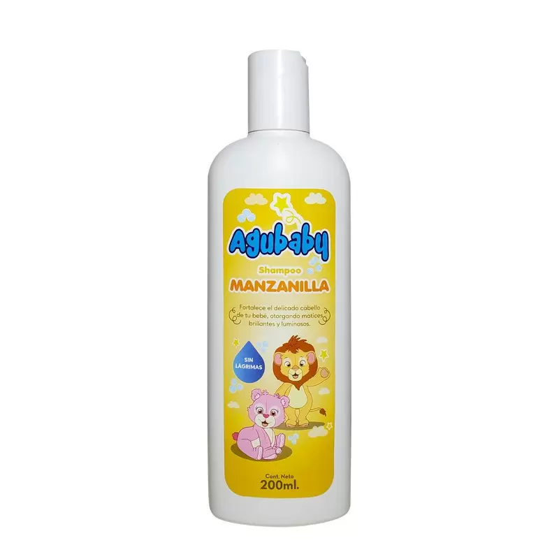  SHAMPOO AGUBABY MANZANILLA 200ML-TAPA FLIP TOP