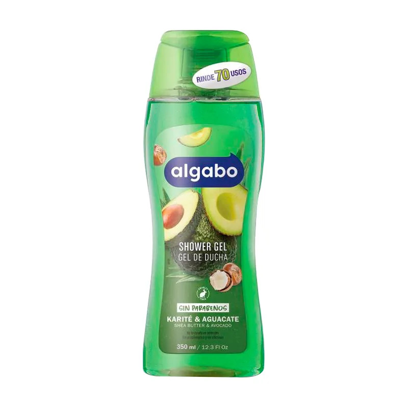  ALGABO GEL DE DUCHA KARITE Y AGUACATE Fco x 350 ML