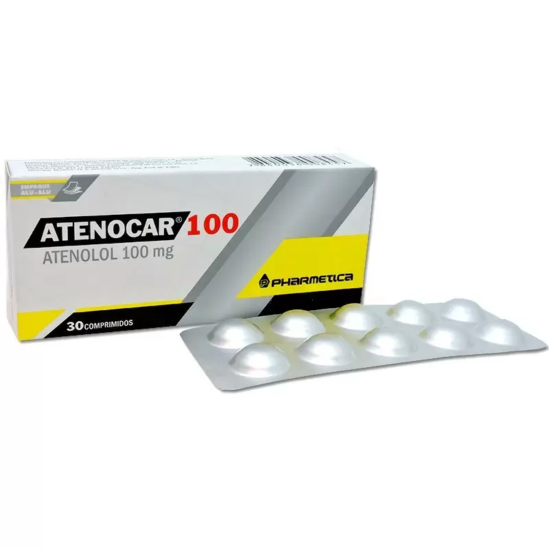 Comprar ATENOCAR 100 MILIGRAMOS CAJA X 30 COMP Con Descuento de 40% en Farmacia y Perfumería Catedral