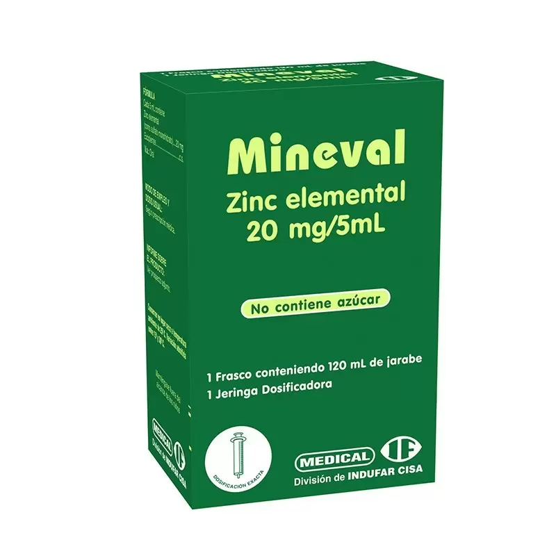  MINEVAL 20 MG JARABE FCO X 120 ML