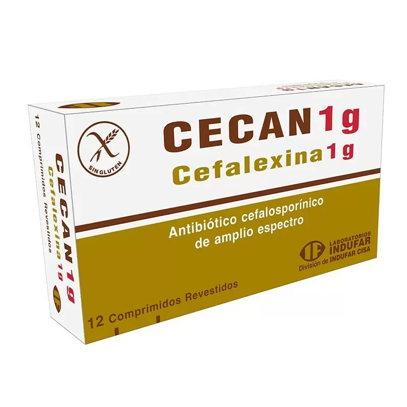 CECAN 1 GR RECUBIERTO CAJA X 12 COMP