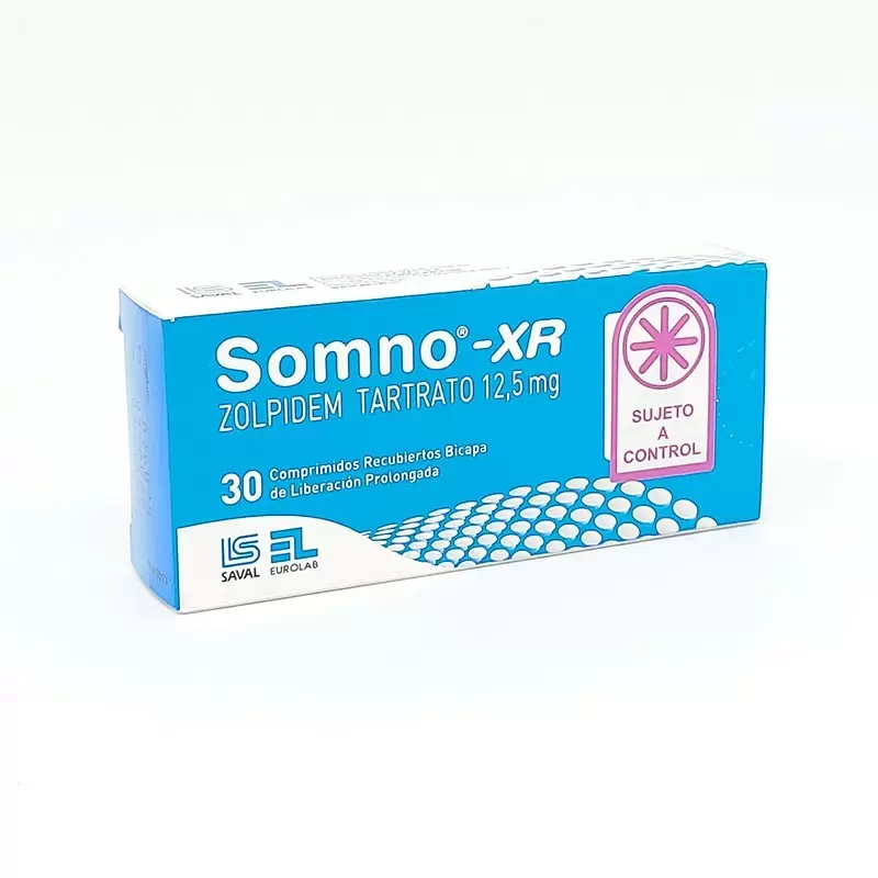  SOMNO-XR 12,5 MG CAJA X 30 COMP