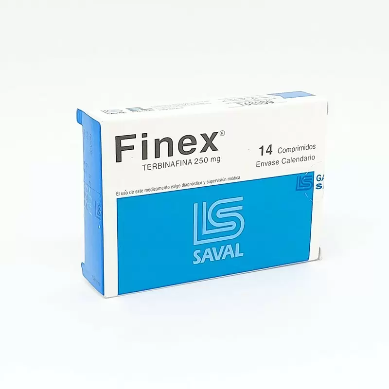  FINEX 250 MG CAJA X 14 COMP