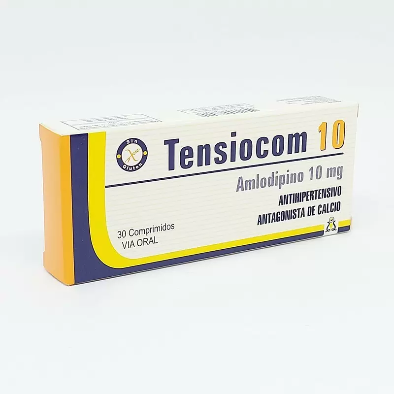 Comprar TENSIOCOM 10 MILIGRAMOS CAJA X 30 COMP Con Descuento de 20% en Farmacia y Perfumería Catedral