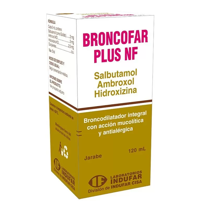 Comprar BRONCOFAR PLUS JARABE FCO X 120 ML Con Descuento de 20% en Farmacia y Perfumería Catedral
