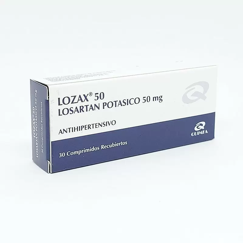 Comprar LOZAX 50MG CAJA X 30 COMP REC Con Descuento de 20% en Farmacia y Perfumería Catedral