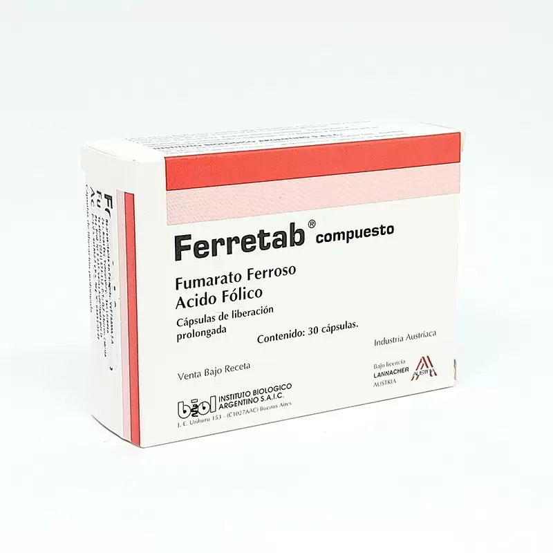  FERRETAB COMPUESTO CAJA X 30 COMP