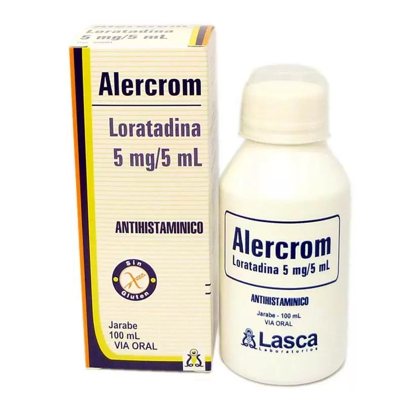 Comprar ALERCROM JARABE FCO X 100 ML Con Descuento de 20% en Farmacia y Perfumería Catedral