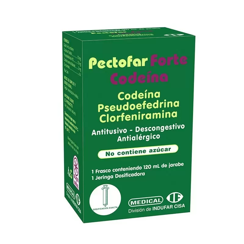  PECTOFAR FORTE CODEINA 10MG JBE 120 ML UNID