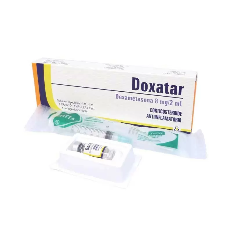 Comprar DOXATAR 8 MILIGRAMOS INYECTABLE CAJA X 2 ML Con Descuento de 20% en Farmacia y Perfumería Catedral
