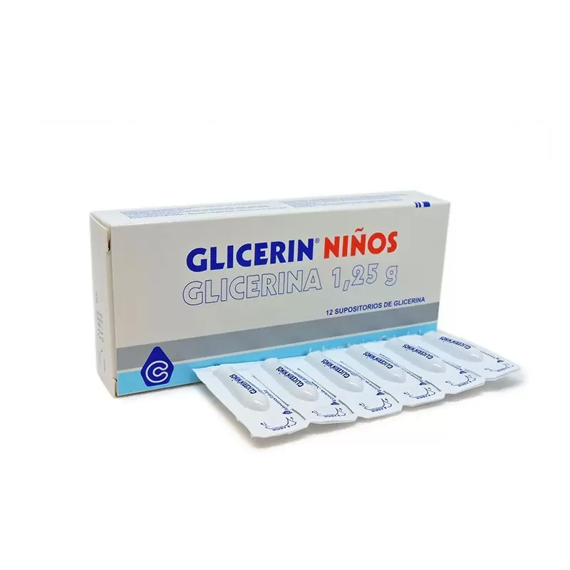 GLICERIN 1,25 NIÑOS CAJA X 12 SUP