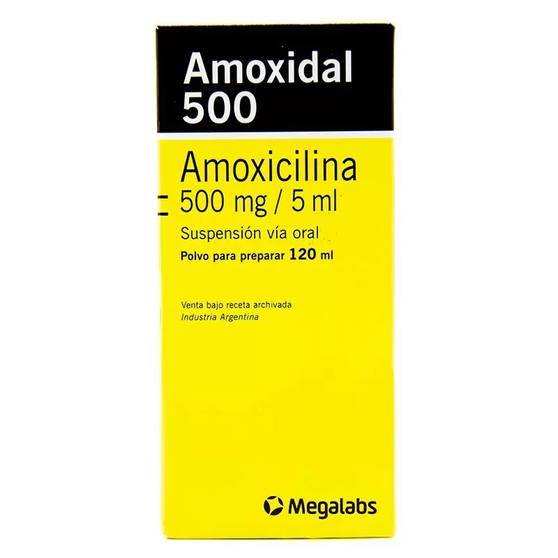 Comprar AMOXIDAL 500 MG / 5 ML SUSPRAY FCO X 120 ML Con Descuento de 20% en Farmacia y Perfumería Catedral