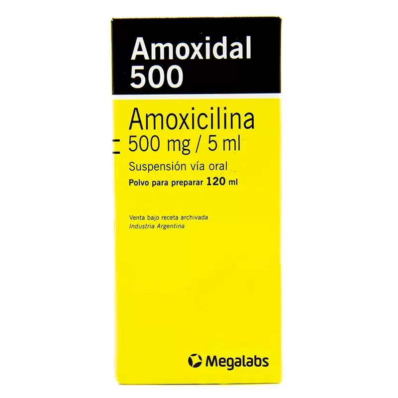  AMOXIDAL 500 MG / 5 ML SUSPRAY FCO X 120 ML