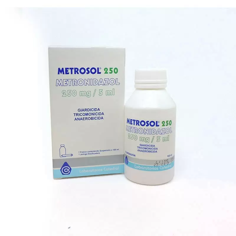 Comprar METROSOL  250 JARABE FCO X 100 ML Con Descuento de 20% en Farmacia y Perfumería Catedral