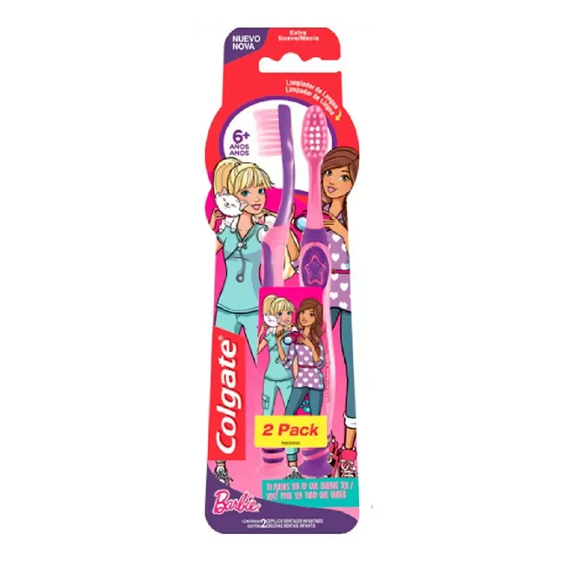  CEPILLO DENTAL SMIL BARBIE/SPIDER 6+ PAQ