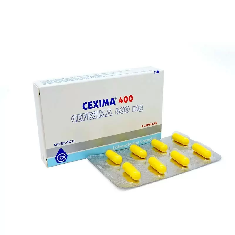 Comprar CEXIMA 400 MILIGRAMOS CAJA X 8 COMP Con Descuento de 20% en Farmacia y Perfumería Catedral