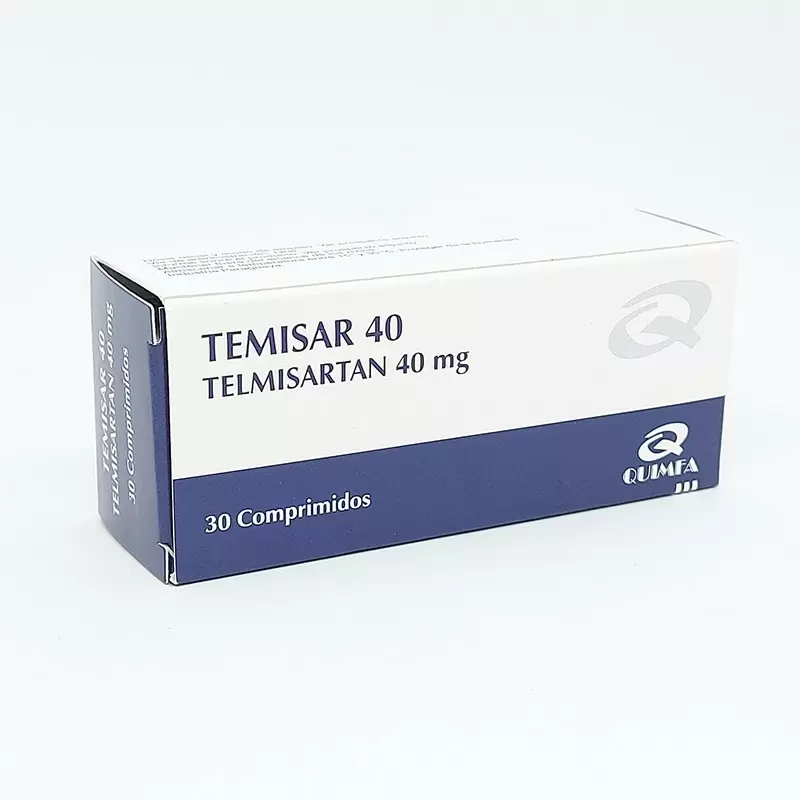 Comprar TEMISAR 40 MG CAJA X 30 COMP REC Con Descuento de 20% en Farmacia y Perfumería Catedral