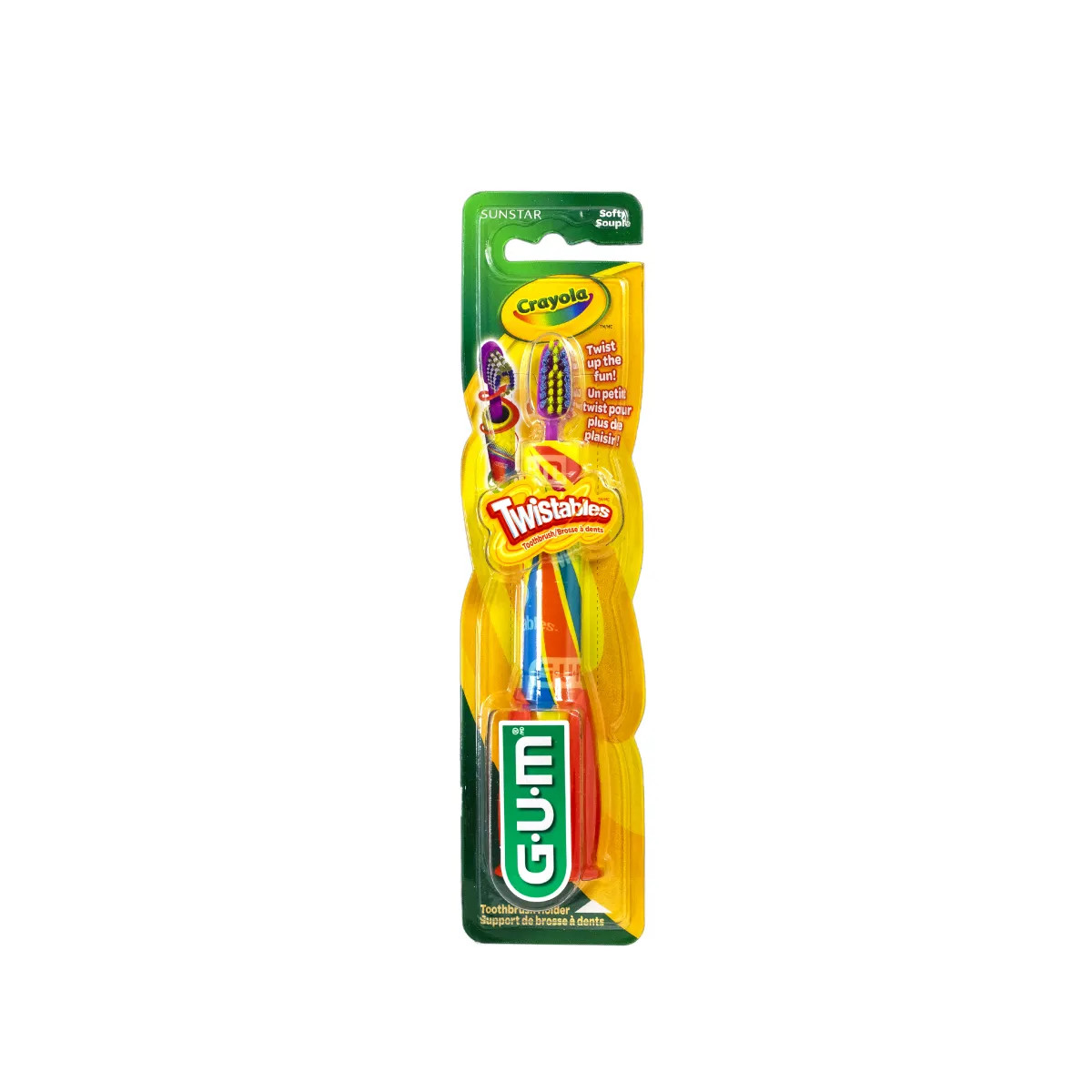  GUM KIDS CRAYOLA GIRAT. VIAJ C/TAPA SUAVE X 2 Unid