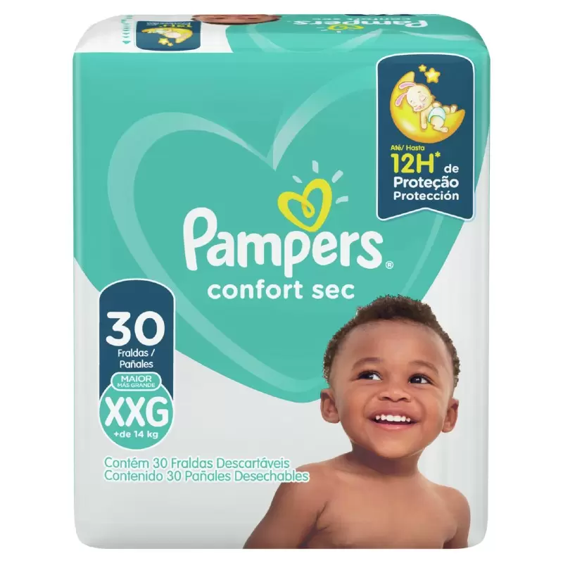 PAÑAL CONFORT SEC XXG PAMPERS
