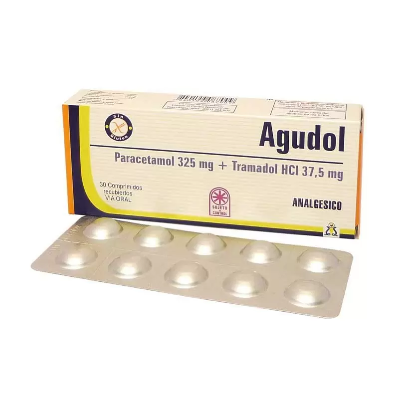 Comprar AGUDOL 37,5 MG. CAJA X 30 COMP Con Descuento de 20% en Farmacia y Perfumería Catedral