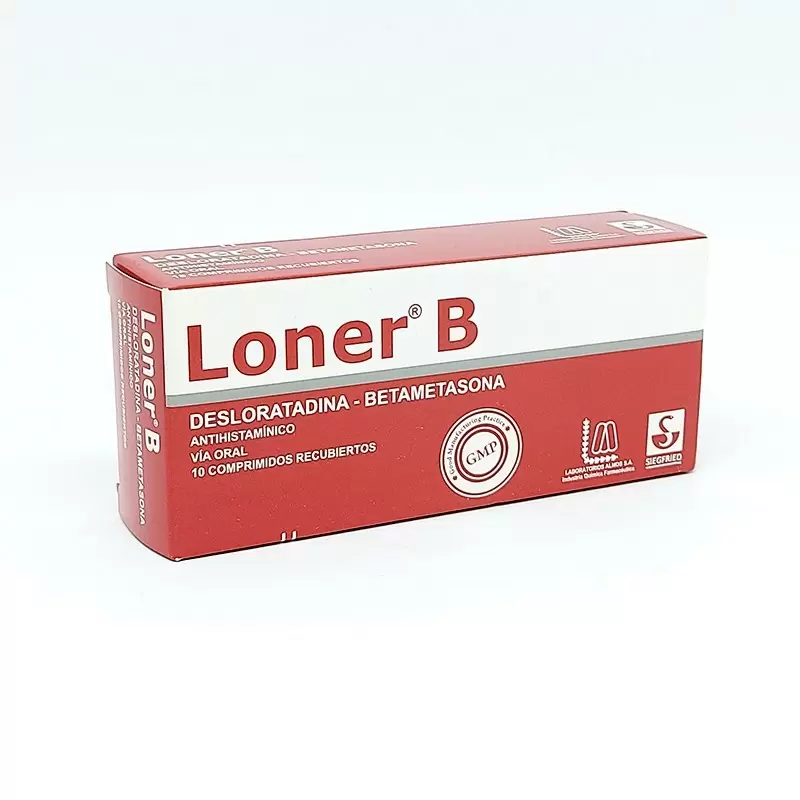 Comprar LONER B CAJA X 10 COMP REC Con Descuento de 20% en Farmacia y Perfumería Catedral