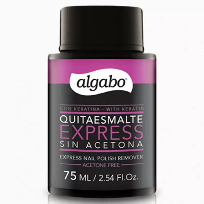  ALGABO QUITA ESMALTE EXPRESS SIN ACETONA FRASCO X 75 ML