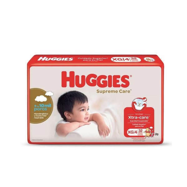  HUGGIES PAN SUPREM UNISX XG JUMB Paq x 32 Unid