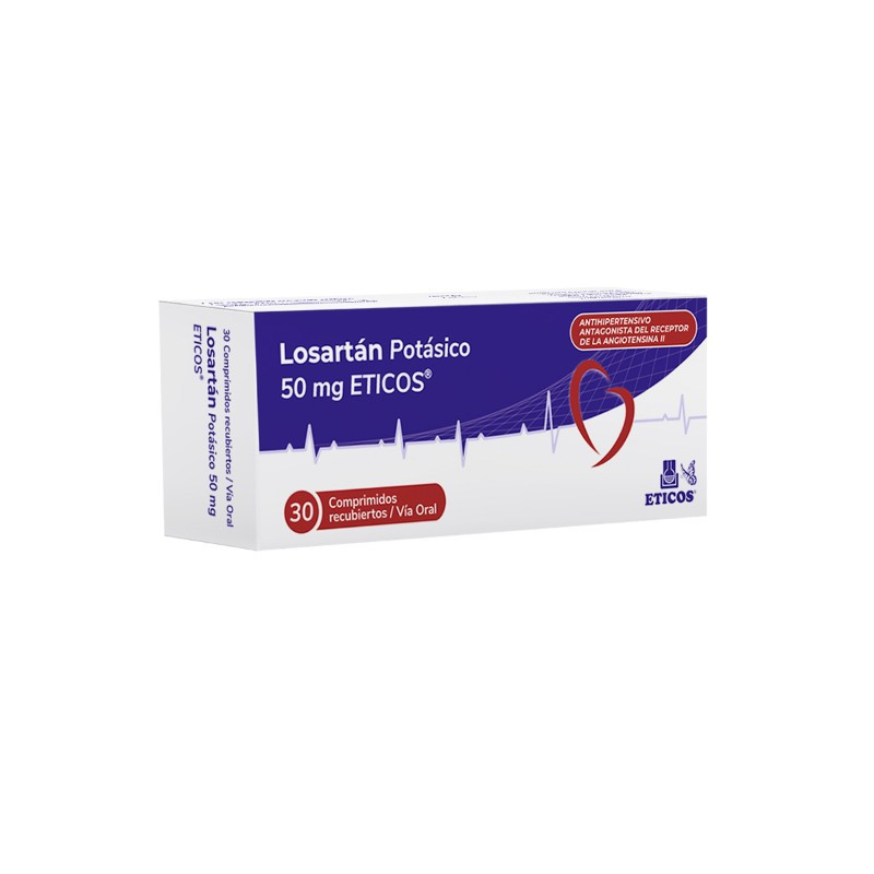  LOSARTAN POTASICO 50 MG BIOETHIC CJ X 30 COMP