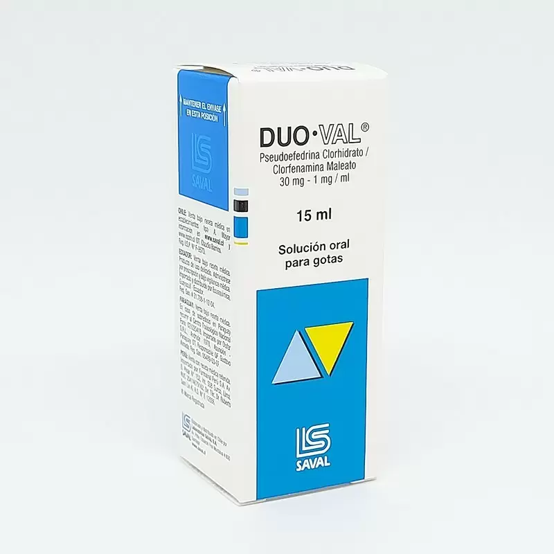 Comprar DUO VAL GOTAS FCO X 15 ML Con Descuento de 20% en Farmacia y Perfumería Catedral