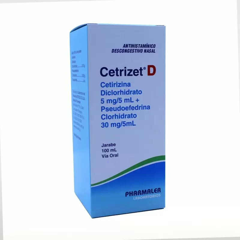 Comprar CETRIZET D JARABE FCO X 100 ML Con Descuento de 20% en Farmacia y Perfumería Catedral