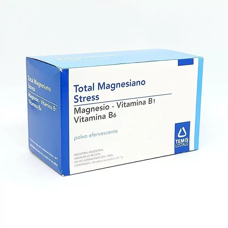 Comprar TOTAL MAGNESIANO STRESS CAJA X 30 SOBRE Con Descuento de 20% en Farmacia y Perfumería Catedral