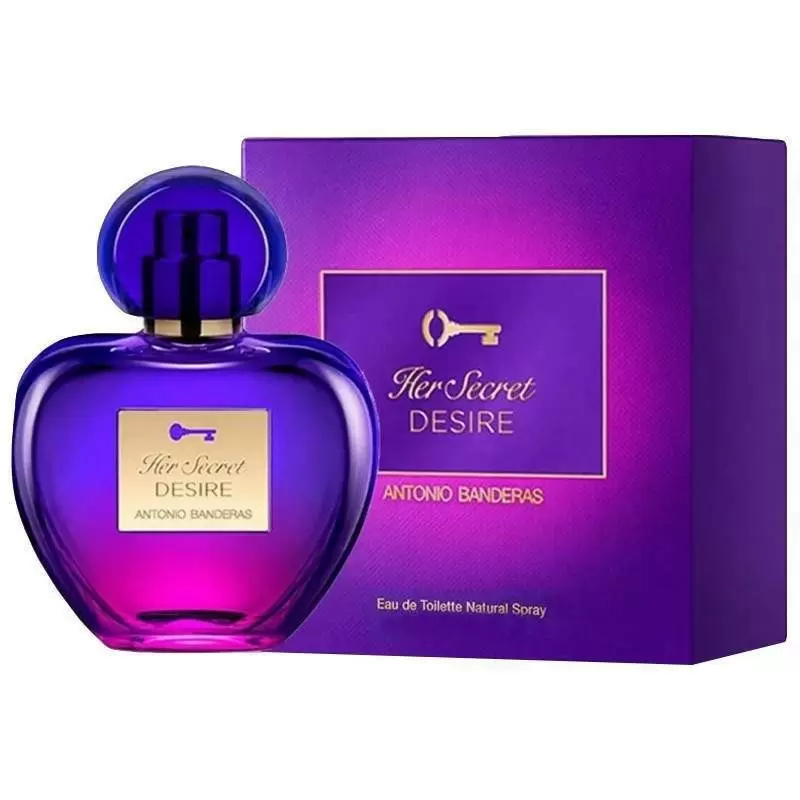  ANTONIO BANDERAS HER SECRET  DESIRE EDT SPRAY UNID X 80 ML