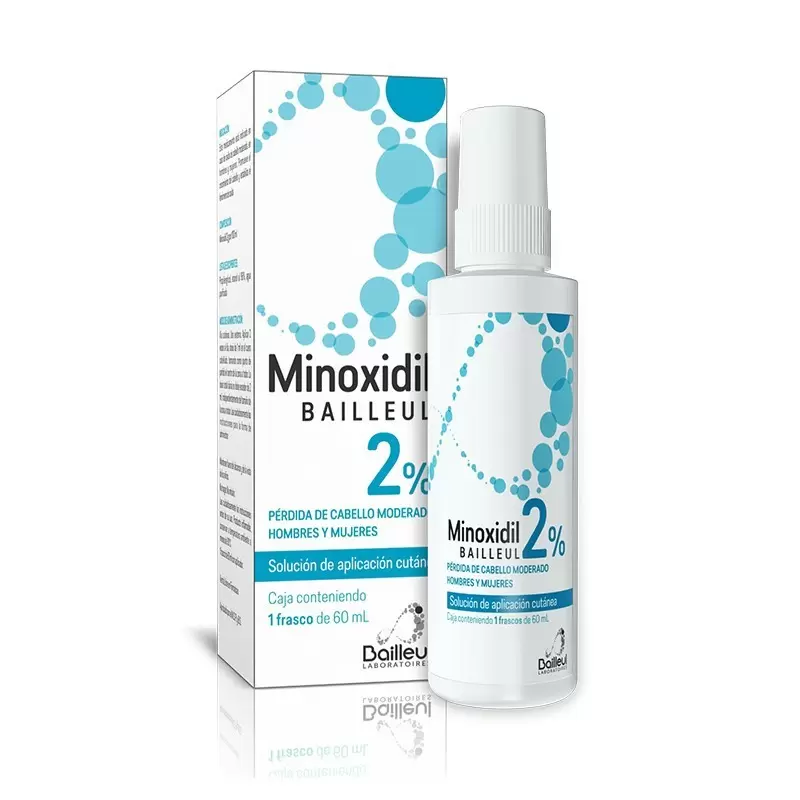 Comprar MINOXIDIL BAILLEUL 2% SPRAY FCO X 60 ML Con Descuento de 20% en Farmacia y Perfumería Catedral