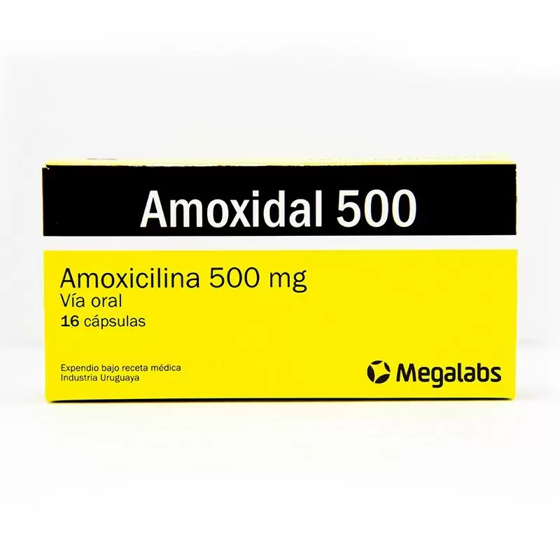  AMOXIDAL 500 MG CAJA X 16 COMP