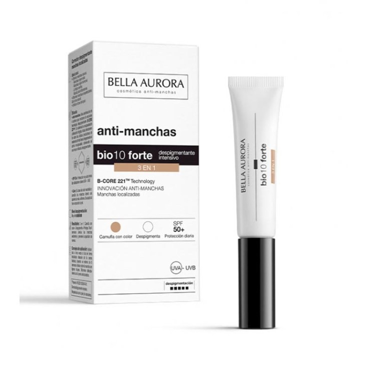  BELLA AURORA BIO10 FORTE 3 EN 1 CORRECTOR ANTI- MANCHAS SPF 50 - FRASCO X10 ML