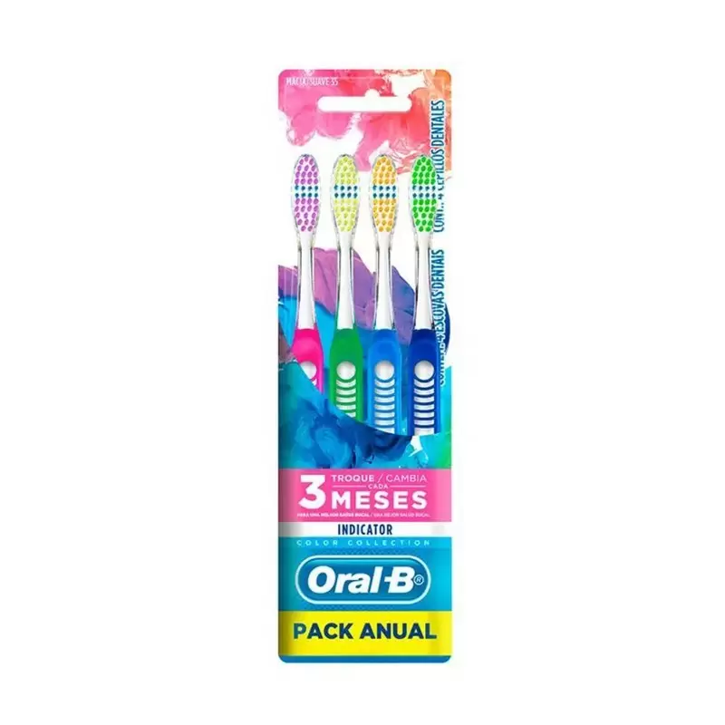  CEPILLO DENTAL PACK ANUAL X 4 UNID