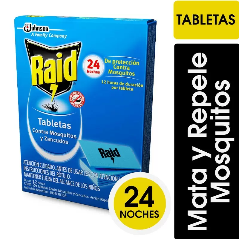  RAID LARGA DURACIÓN CJ X 24 TABL