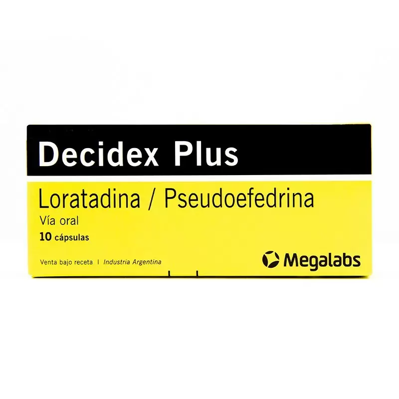 Comprar DECIDEX PLUS CAJA X 10 CAPS Con Descuento de 20% en Farmacia y Perfumería Catedral
