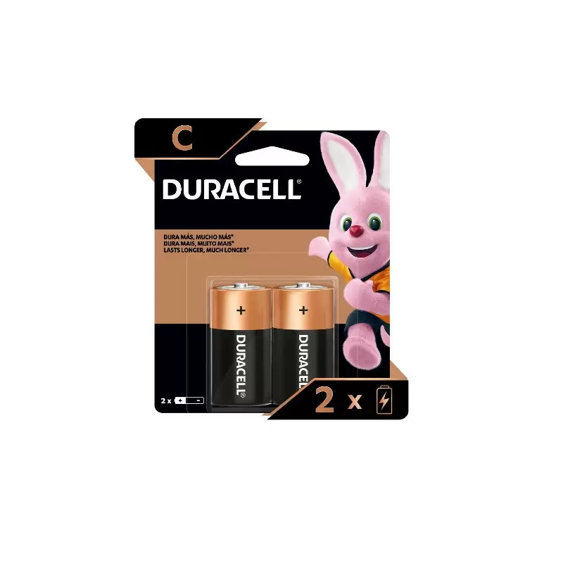 DURACELL PILA MEDIANA C blister x 2 Unid